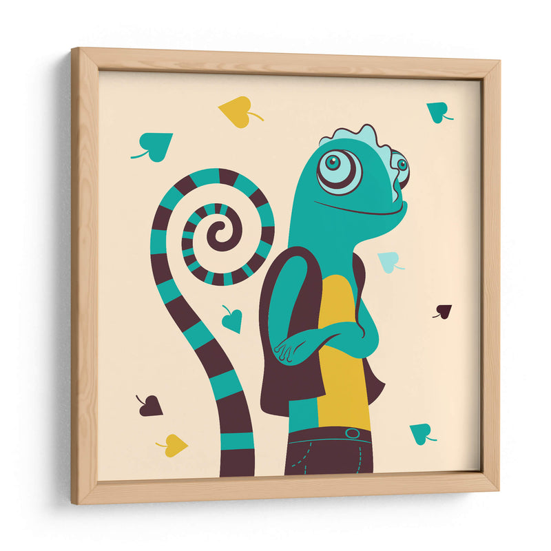 HOLA, NIÑO, DICE EL CAMALEÓN - Najesi | Cuadro decorativo de Canvas Lab