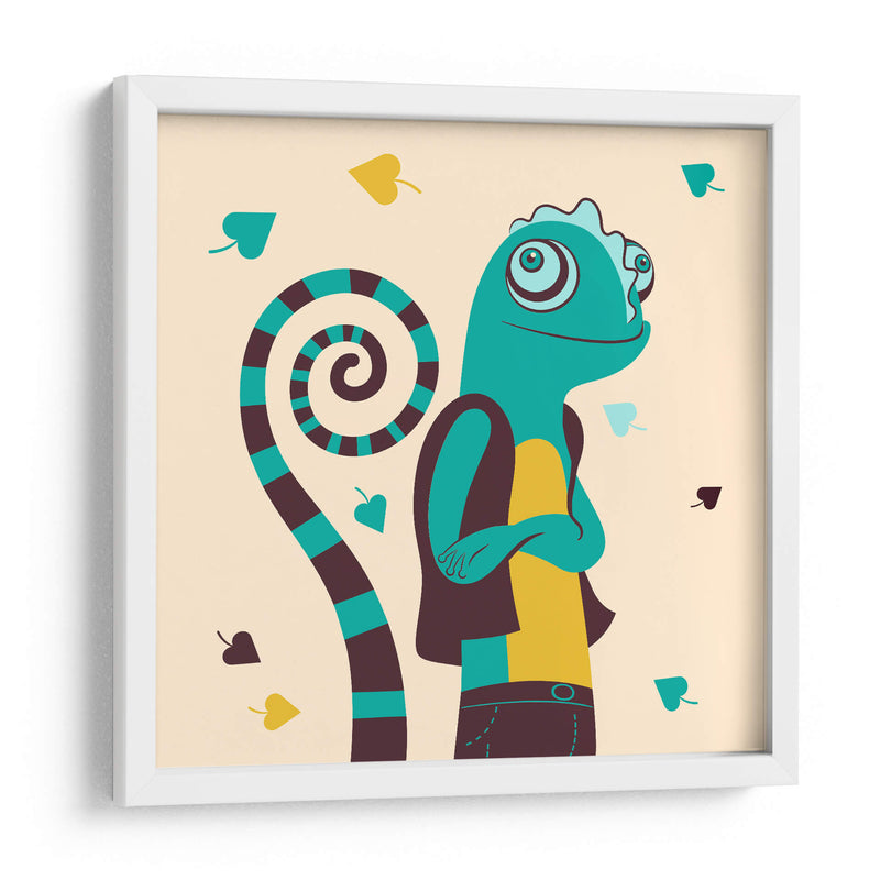 HOLA, NIÑO, DICE EL CAMALEÓN - Najesi | Cuadro decorativo de Canvas Lab