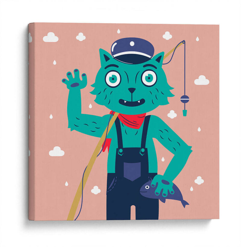 HOLA, NIÑO, DICE EL GATO - Najesi | Cuadro decorativo de Canvas Lab