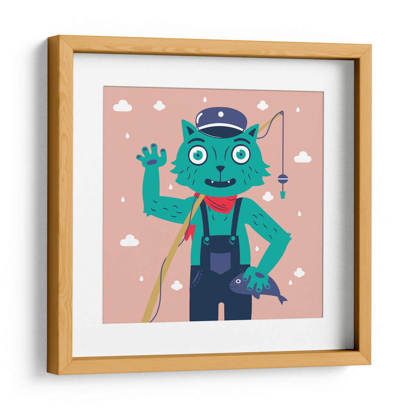 HOLA, NIÑO, DICE EL GATO - Najesi | Cuadro decorativo de Canvas Lab