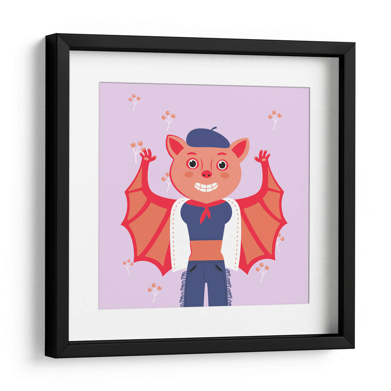 HOLA, NIÑO, DICE EL MURCIÉLAGO - Najesi | Cuadro decorativo de Canvas Lab