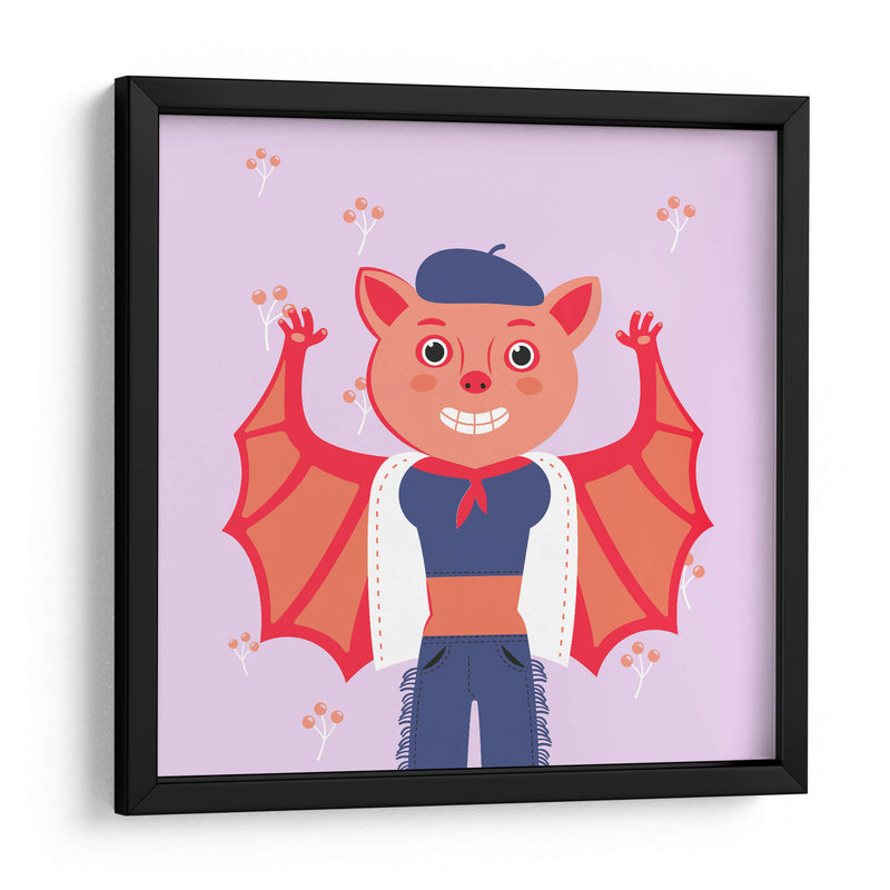 HOLA, NIÑO, DICE EL MURCIÉLAGO - Najesi | Cuadro decorativo de Canvas Lab