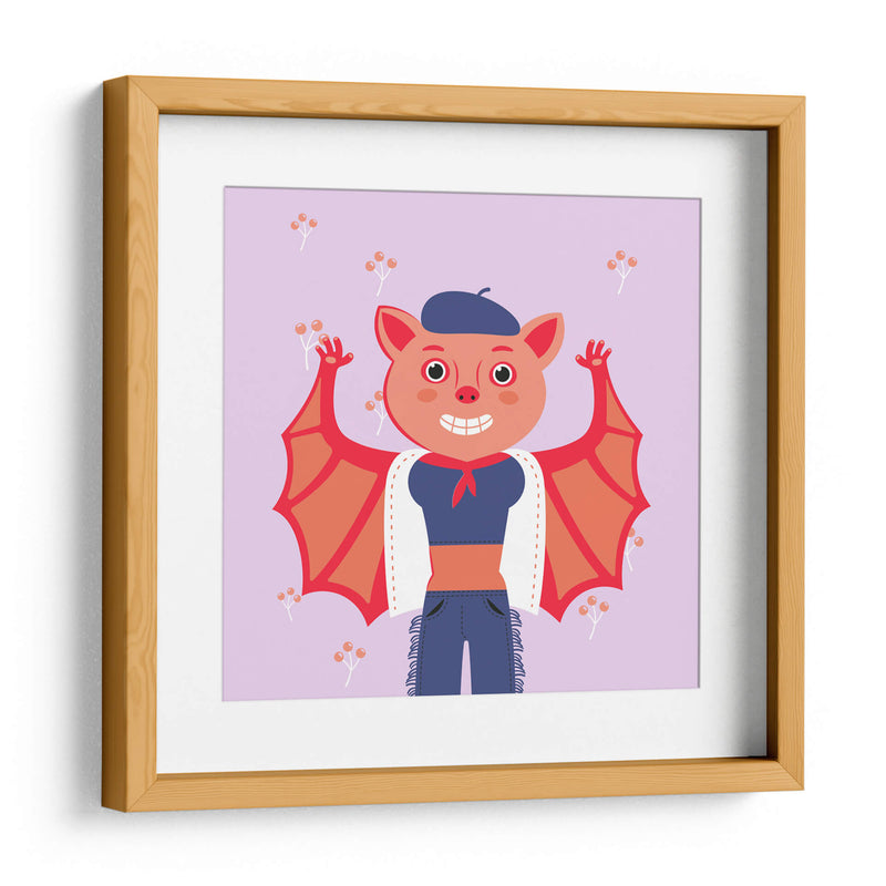 HOLA, NIÑO, DICE EL MURCIÉLAGO - Najesi | Cuadro decorativo de Canvas Lab