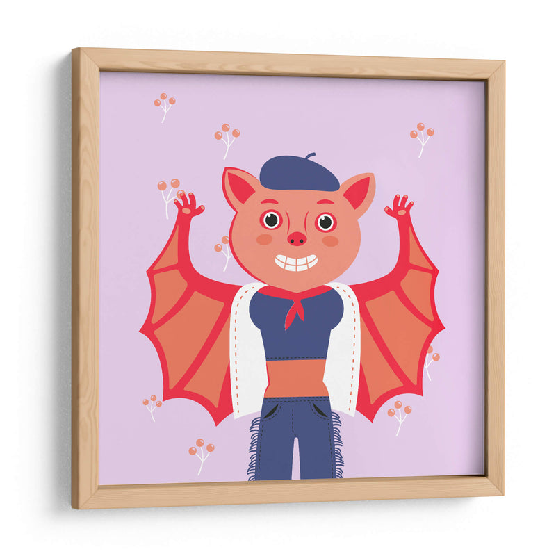 HOLA, NIÑO, DICE EL MURCIÉLAGO - Najesi | Cuadro decorativo de Canvas Lab