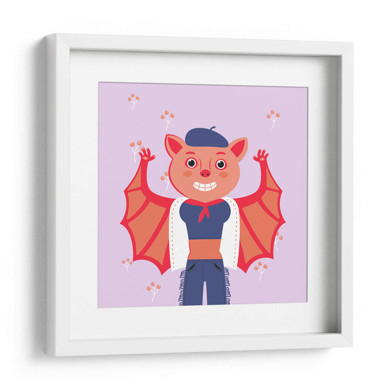 HOLA, NIÑO, DICE EL MURCIÉLAGO - Najesi | Cuadro decorativo de Canvas Lab