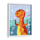 HOLA, NIÑO, DICE EL TIRANOSAURIO - Najesi | Cuadro decorativo de Canvas Lab