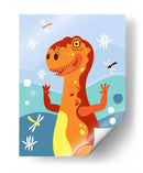 HOLA, NIÑO, DICE EL TIRANOSAURIO - Najesi | Cuadro decorativo de Canvas Lab