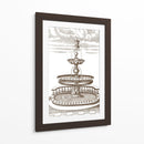 Fuente Del Patio I - Vision Studio | Cuadro decorativo de Canvas Lab
