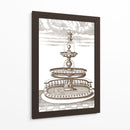 Fuente Del Patio I - Vision Studio | Cuadro decorativo de Canvas Lab