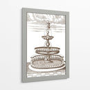 Fuente Del Patio I - Vision Studio | Cuadro decorativo de Canvas Lab