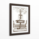 Fuente Del Patio Ii - Vision Studio | Cuadro decorativo de Canvas Lab
