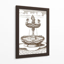 Fuente De Patio Iii - Vision Studio | Cuadro decorativo de Canvas Lab