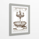 Fuente De Patio Iii - Vision Studio | Cuadro decorativo de Canvas Lab