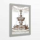 Fuente Del Patio Iv - Vision Studio | Cuadro decorativo de Canvas Lab
