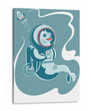 La foca cosmonauta - Najesi | Cuadro decorativo de Canvas Lab