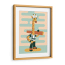 La jirafa albañil - Najesi | Cuadro decorativo de Canvas Lab
