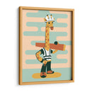 La jirafa albañil - Najesi | Cuadro decorativo de Canvas Lab