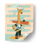 La jirafa albañil - Najesi | Cuadro decorativo de Canvas Lab