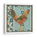 Cottage Rooster Iv - June Erica Vess | Cuadro decorativo de Canvas Lab