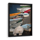 Barcos De Fila Iii - Rachel Perry | Cuadro decorativo de Canvas Lab