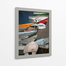 Barcos De Fila Iii - Rachel Perry | Cuadro decorativo de Canvas Lab