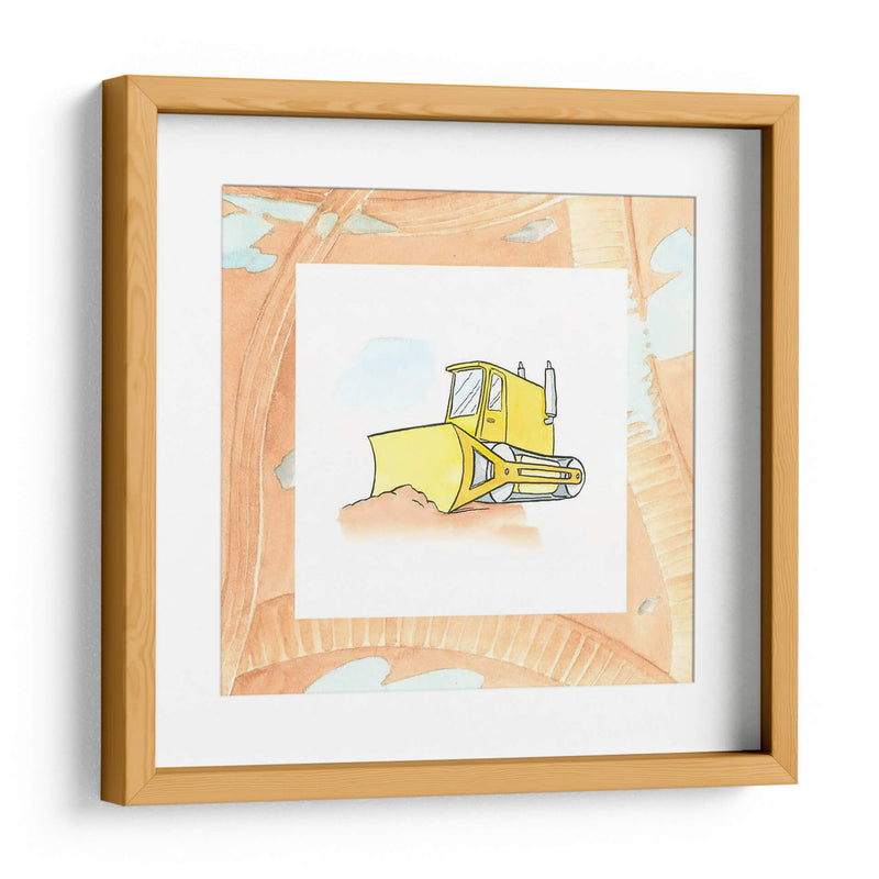 Charlies Bulldozer - Charles Swinford | Cuadro decorativo de Canvas Lab