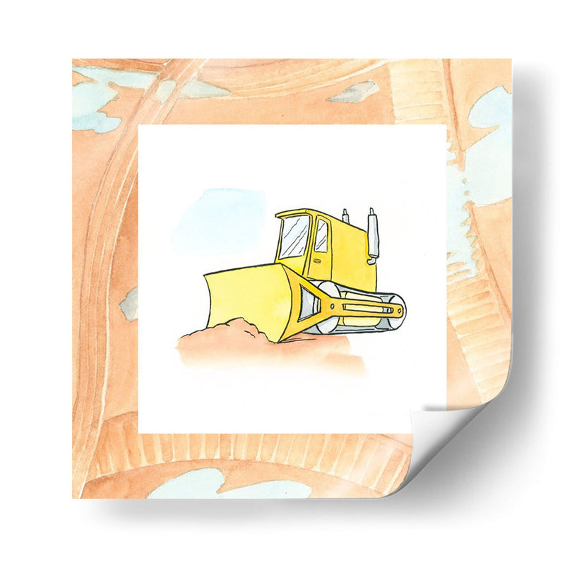 Charlies Bulldozer - Charles Swinford | Cuadro decorativo de Canvas Lab