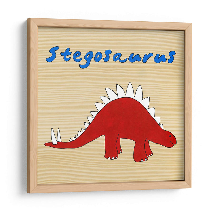 Stegosaurus - Megan Meagher | Cuadro decorativo de Canvas Lab