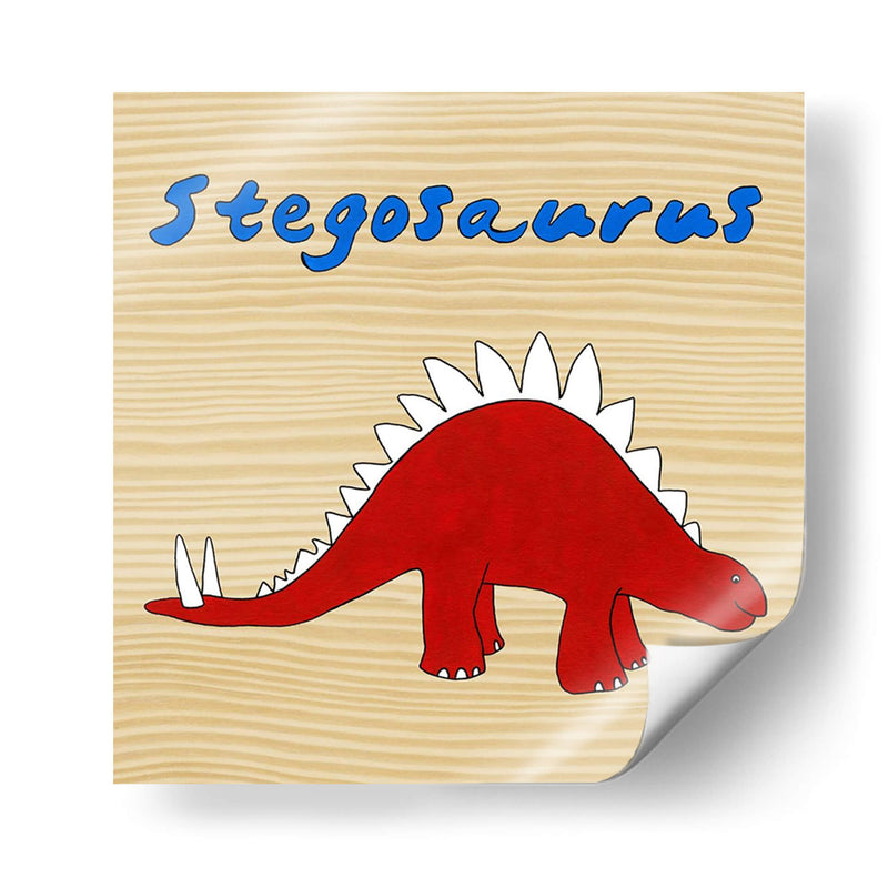 Stegosaurus - Megan Meagher | Cuadro decorativo de Canvas Lab