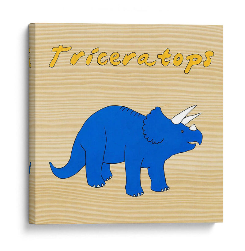 Triceratops - Megan Meagher | Cuadro decorativo de Canvas Lab