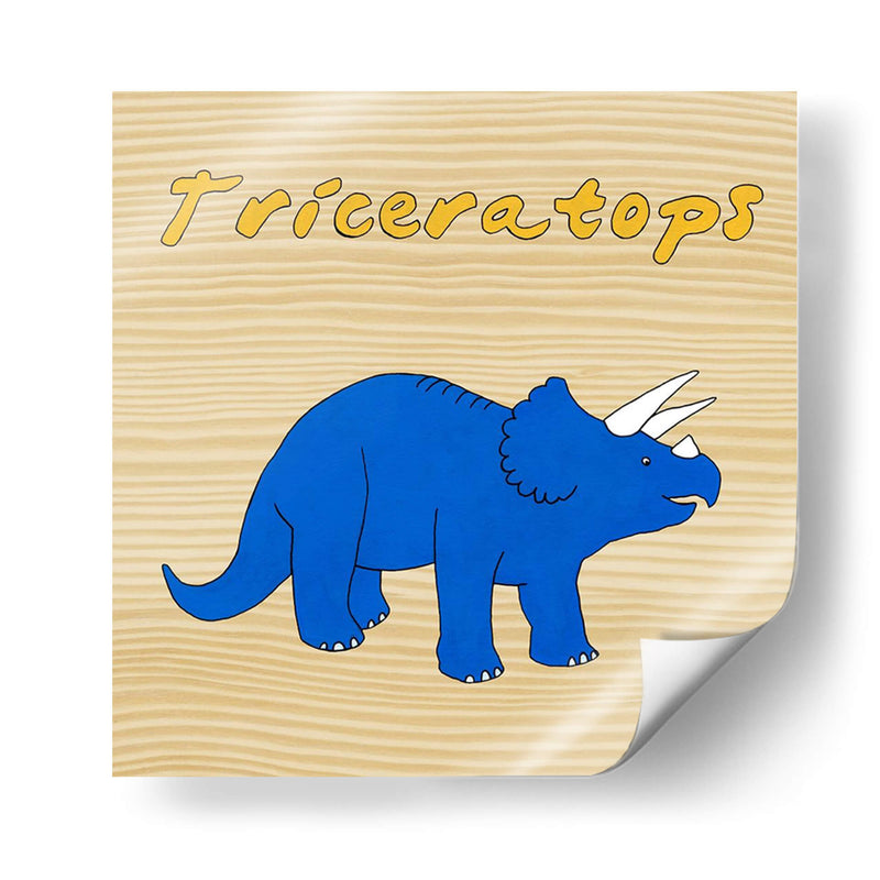 Triceratops - Megan Meagher | Cuadro decorativo de Canvas Lab