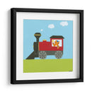 Tren Circo I - June Erica Vess | Cuadro decorativo de Canvas Lab