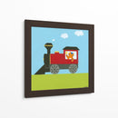 Tren Circo I - June Erica Vess | Cuadro decorativo de Canvas Lab