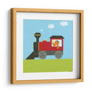 Tren Circo I - June Erica Vess | Cuadro decorativo de Canvas Lab