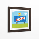 Tren Circo Ii - June Erica Vess | Cuadro decorativo de Canvas Lab