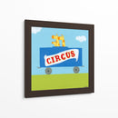 Tren Circo Ii - June Erica Vess | Cuadro decorativo de Canvas Lab