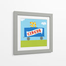 Tren Circo Ii - June Erica Vess | Cuadro decorativo de Canvas Lab