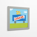 Tren Circo Ii - June Erica Vess | Cuadro decorativo de Canvas Lab