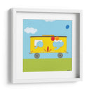 Tren De Circo Iii - June Erica Vess | Cuadro decorativo de Canvas Lab