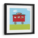 Tren De Circo Iv - June Erica Vess | Cuadro decorativo de Canvas Lab