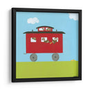 Tren De Circo Iv - June Erica Vess | Cuadro decorativo de Canvas Lab