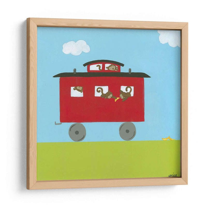 Tren De Circo Iv - June Erica Vess | Cuadro decorativo de Canvas Lab