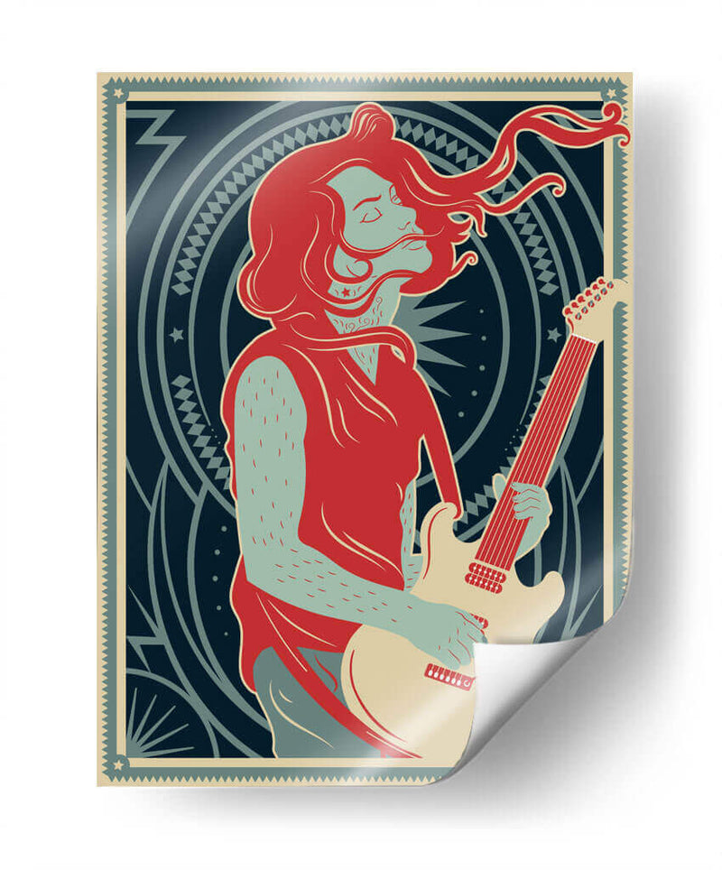 Música rock - Najesi | Cuadro decorativo de Canvas Lab