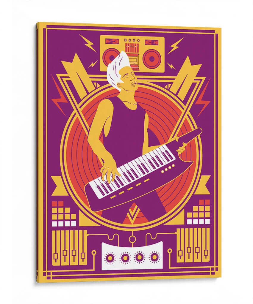 Música techno - Najesi | Cuadro decorativo de Canvas Lab