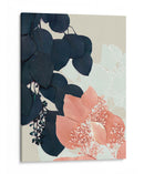 Índigo Y Rubor De Hojas Iii - Jennifer Goldberger | Cuadro decorativo de Canvas Lab