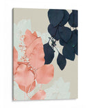 Índigo Y Rubor De Hojas Iv - Jennifer Goldberger | Cuadro decorativo de Canvas Lab