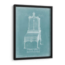 Escritorio De Chippendale Y Bookcase Ii - Thomas Chippendale | Cuadro decorativo de Canvas Lab