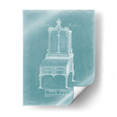 Escritorio De Chippendale Y Bookcase Ii - Thomas Chippendale | Cuadro decorativo de Canvas Lab