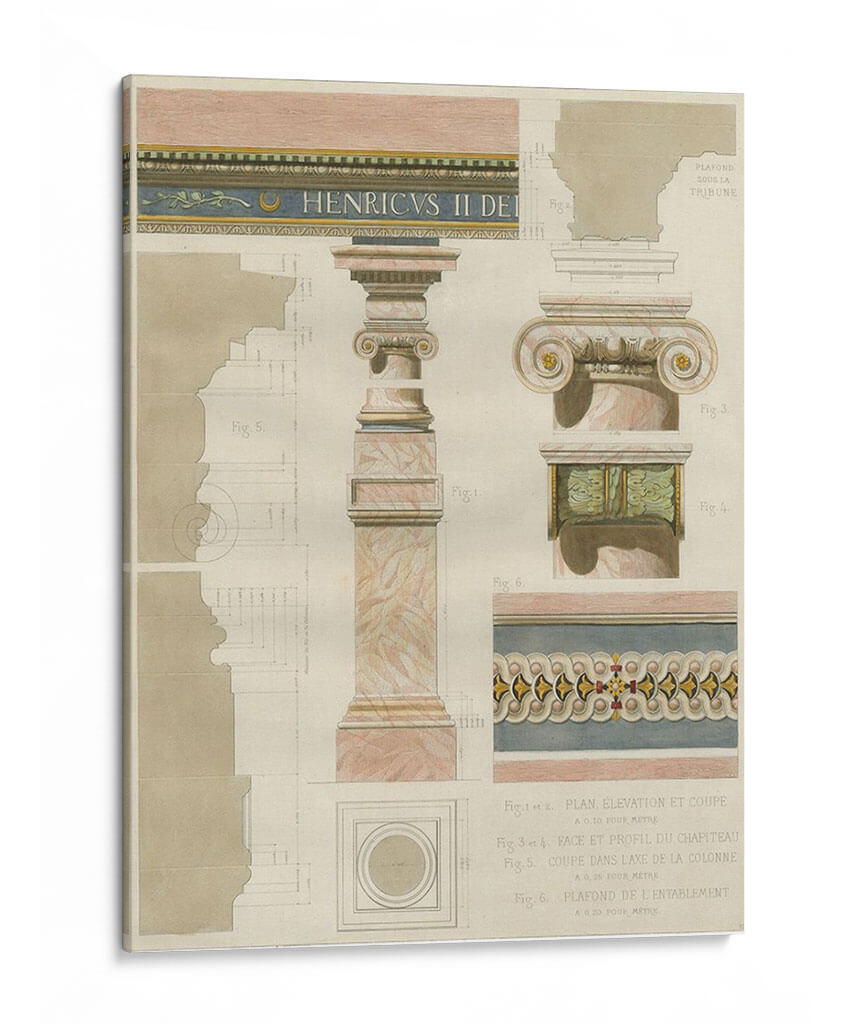 Palais De Fontainbleu I - R Pfnor | Cuadro decorativo de Canvas Lab