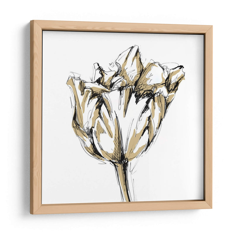 Boceto Tulipeo I - Ethan Harper | Cuadro decorativo de Canvas Lab